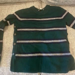 Autumn cashmere striped sweater